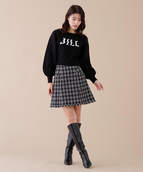 ◇ロゴジャガードビジューニット（ニット/セーター）｜JILL by
