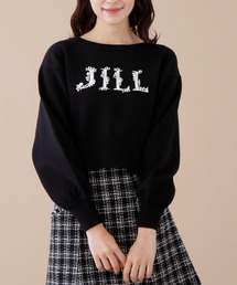 新品未使用タグ付き♡ジルスチュアート♡接結編みフーディーニット JILL by STUART ニット セーター ジュイ柄スカーフ付きニット