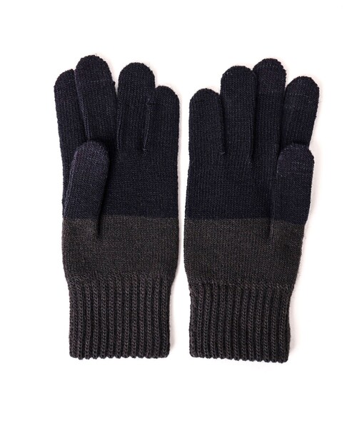 EVOLG(エヴォログ)の「【EVOLG/エヴォログ】LET2364 2TON ニットグローブ(手袋・メンズ・オリーブ/ダークネイビー/ライトグレー・FREE)」の5枚目の写真
