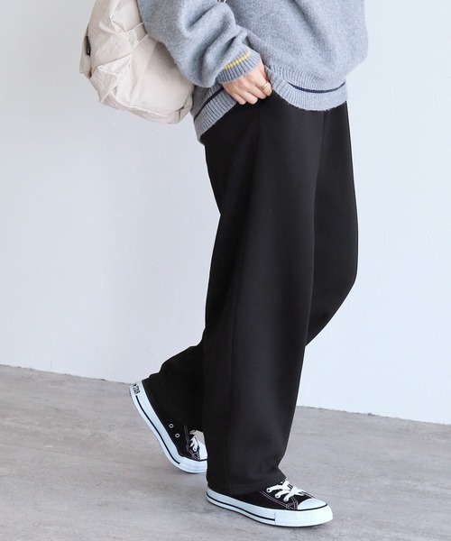 reca（レカ）の「裏起毛カーブパンツ（その他パンツ・レディース・ブラック/キナリ・FREE）」の22枚目の写真