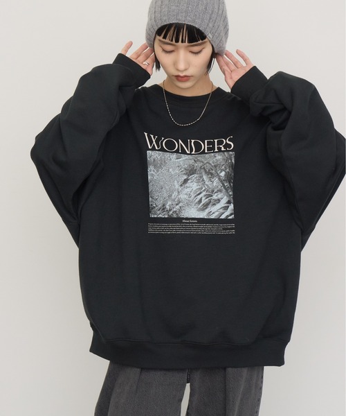 NOGLE(ノグル)の「【NOGLE/ノグル】カラーロゴグラフィックスウェット(スウェット・レディース・ブラウン/ホワイト/チャコール/ネイビー/ブラック/グレイッシュベージュ・FREE)」の14枚目の写真