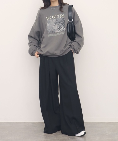 【ノベルティ付き・希少・完売商品】eaphi ロゴビッグ　スウェット ノベルティ付き・希少・完売商品】eaphi ロゴビッグ スウェット