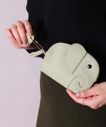 BAYBLO（ベイブロ）の「(SB)【本革】ゾウさん マルチ ミニポーチ/キーケース（キーケース/キーアクセサリー）」