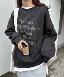 スウェット エンブロイダリー」に該当するトップスファッション通販