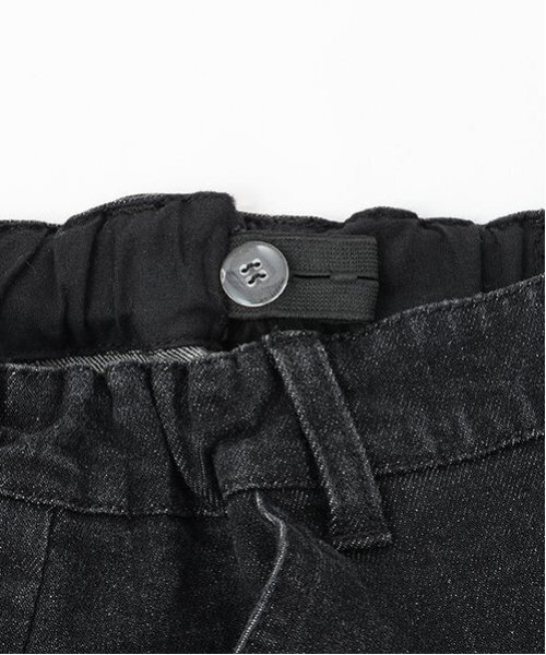 X-girl Stages（エックスガールステージス）の「星パッチフリンジデニムパンツ（その他パンツ・キッズ・ブルー/ブラック・90cm/100cm/110cm/120cm/130cm/140cm）」の6枚目の写真