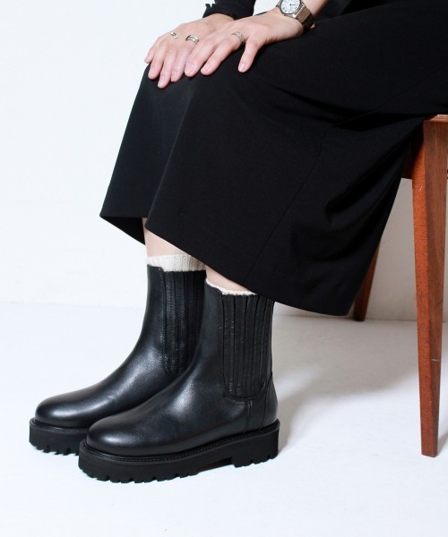 CAMINANDO / カミナンド SIDE GOA ANKLE BOOTS (24124W) サイドゴアアンクルブーツ（ブーツ）｜CAMINANDO（カミナンド）