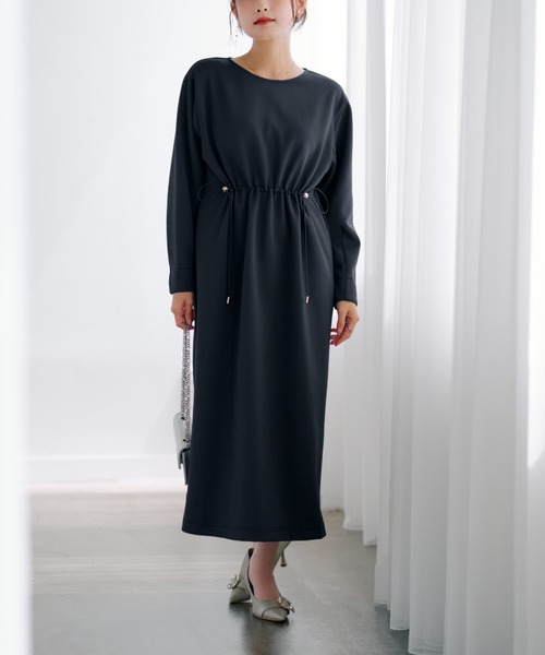 COHINA ドロストデザインダンボールワンピース