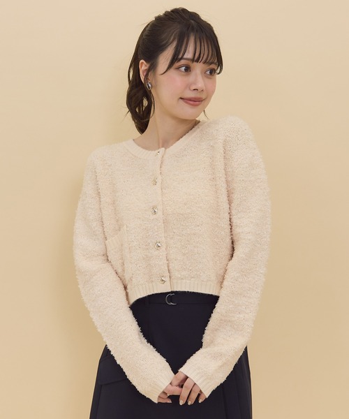 【セール】ゴールドボタンジャケットカーディガントップス（カーディガン/ボレロ）｜REDYAZEL（レディアゼル）