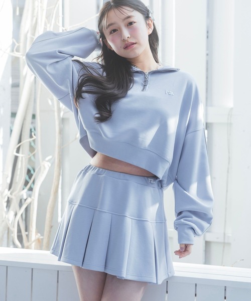 repipi armario（レピピ アルマリオ）の「ハーフZIPショートフーディ（パーカー・キッズ・アイボリー/サックスブルー/グレー・SMALL/MEDIUM/LARGE）」の22枚目の写真