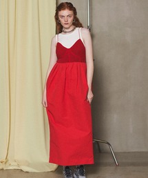 セール】Docking Camisole Onepiece/ドッキングキャミワンピース