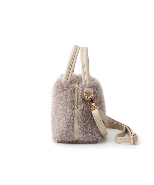 SHOO・LA・RUE（シューラルー）の「◆フェザーニットショルダーバッグ（ショルダーバッグ・レディース・ブラック/ダークグレー/ナチュラル/ブルー・00）」の7枚目の写真