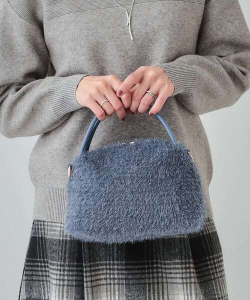 SHOO・LA・RUE（シューラルー）の「◆フェザーニットショルダーバッグ（ショルダーバッグ・レディース・ブラック/ダークグレー/ナチュラル/ブルー・00）」の19枚目の写真