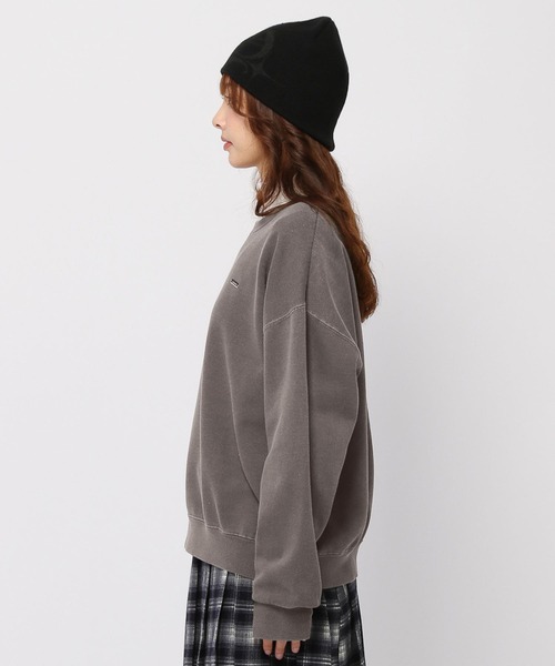 3.3 Field Trip （3.3フィールドトリップ）の「3.3 Field Trip／ピグメントプルオーバー(裏起毛)（スウェット・レディース・ネイビー/チャコール・FREE）」の20枚目の写真