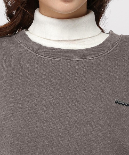 3.3 Field Trip （3.3フィールドトリップ）の「3.3 Field Trip／ピグメントプルオーバー(裏起毛)（スウェット・レディース・ネイビー/チャコール・FREE）」の22枚目の写真