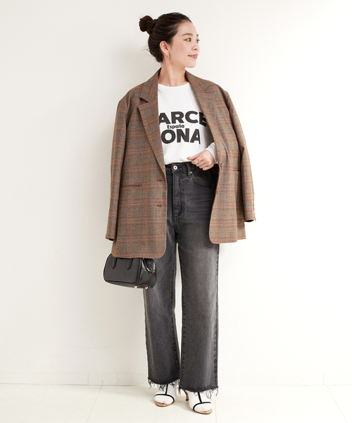 B.C STOCK(ベーセーストック)の「TRICOMER/トリコメル 別注 ロンTEE(Tシャツ/カットソー・レディース・ブラック/ホワイト×ホワイト/ブラックミックス/ホワイト/ホワイト系その他/ブラック系その他・FREE)」の17枚目の写真