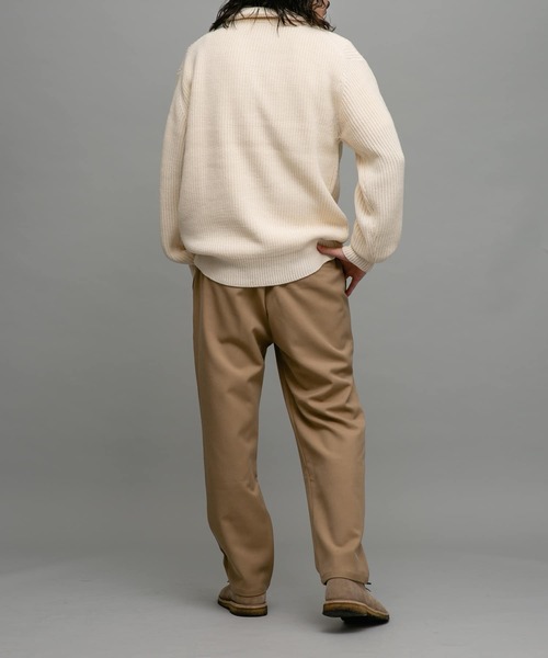 URBAN RESEARCH Sonny Label（アーバンリサーチサニーレーベル）の「『WEB/一部店舗限定サイズ』マルチサイズハーフジップニットプルオーバー（ニット/セーター・メンズ・ブラック/グレー/オフホワイト・SMALL/MEDIUM/LARGE/X-LARGE）」の15枚目の写真