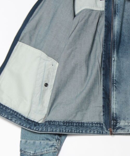 セール】COACH LONG POCKET JACKET/デニムジップコーチ