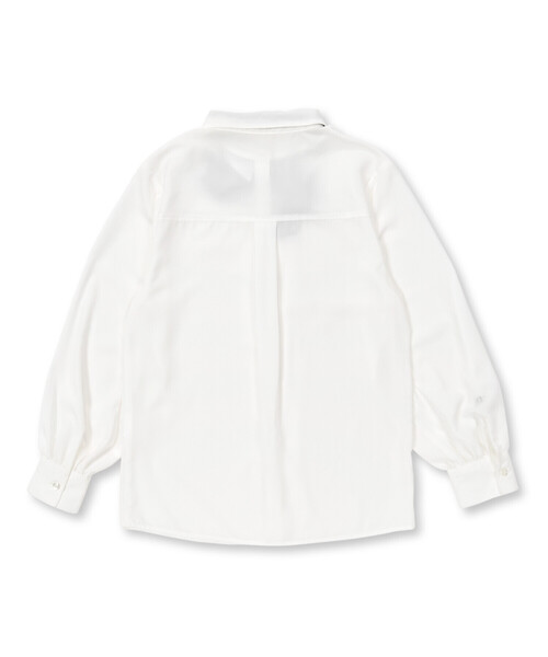 ZIDDY（ジディ）の「リボンタイ付きブラウス(130~160cm)（シャツ/ブラウス・キッズ・ブルー/ホワイト・150cm/FREE/140cm/130cm）」の13枚目の写真