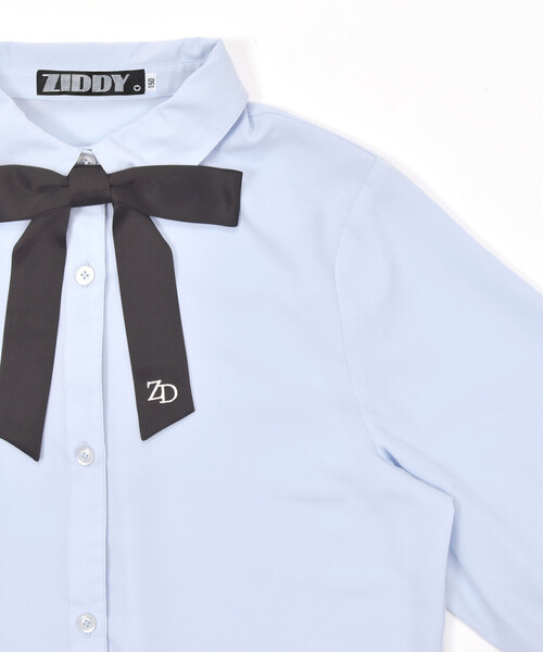 ZIDDY（ジディ）の「リボンタイ付きブラウス(130~160cm)（シャツ/ブラウス・キッズ・ブルー/ホワイト・150cm/FREE/140cm/130cm）」の20枚目の写真