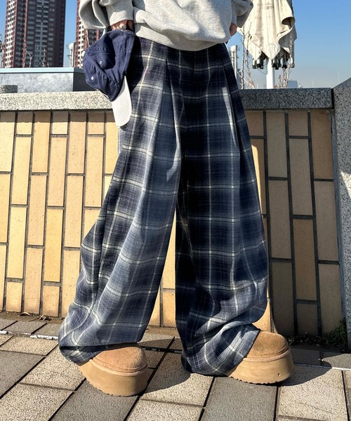 sedacle（セダクル）の「タックアソートスラックス（スラックス・メンズ・ネイビー/グレー/ブラック・LARGE/MEDIUM/SMALL）」の3枚目の写真