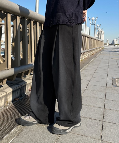 sedacle（セダクル）の「タックアソートスラックス（スラックス・メンズ・ネイビー/グレー/ブラック・LARGE/MEDIUM/SMALL）」の7枚目の写真