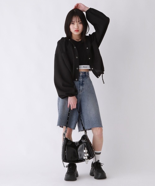 repipi armario(レピピ アルマリオ)の「デニムハーフパンツ(デニムパンツ・キッズ・ブラック系その他/ブルー系その他/ライトブルー/ブルー系その他2/ブラック系その他2・LARGE/MEDIUM/SMALL)」の15枚目の写真