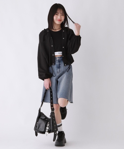 repipi armario(レピピ アルマリオ)の「デニムハーフパンツ(デニムパンツ・キッズ・ブラック系その他/ブルー系その他/ライトブルー/ブルー系その他2/ブラック系その他2・LARGE/MEDIUM/SMALL)」の16枚目の写真