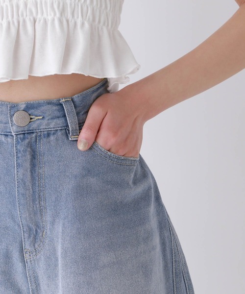 repipi armario(レピピ アルマリオ)の「デニムハーフパンツ(デニムパンツ・キッズ・ブラック系その他/ブルー系その他/ライトブルー/ブルー系その他2/ブラック系その他2・LARGE/MEDIUM/SMALL)」の22枚目の写真