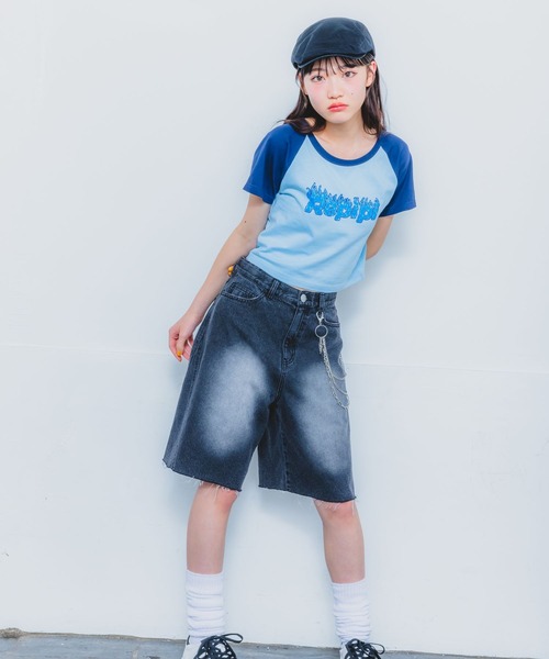 セール】デニムハーフパンツ（デニムパンツ）｜repipi armario