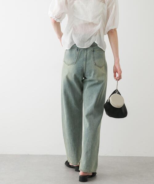 SENSE OF PLACE by URBAN RESEARCH(センスオブプレイスバイアーバンリサーチ)の「ハイウエストストレートデニム(デニムパンツ・レディース・ワンウォッシュ/グレー/ライトインディゴブルー・LARGE/SMALL/MEDIUM)」の22枚目の写真