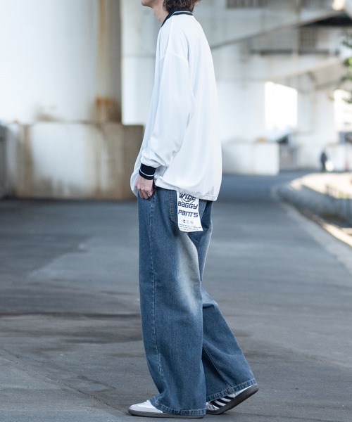 THRASHER(スラッシャー)の「【at】〔THRASHER/スラッシャー〕シャドウストライプ フロントロゴ ユニフォームデザイン ゲームシャツ(Tシャツ/カットソー・メンズ・ホワイト/ブラック・LARGE/MEDIUM)」の10枚目の写真