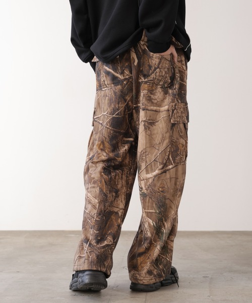 SUGGESTION/サジェッション リアルツリー裏毛 カーゴスウェットパンツ