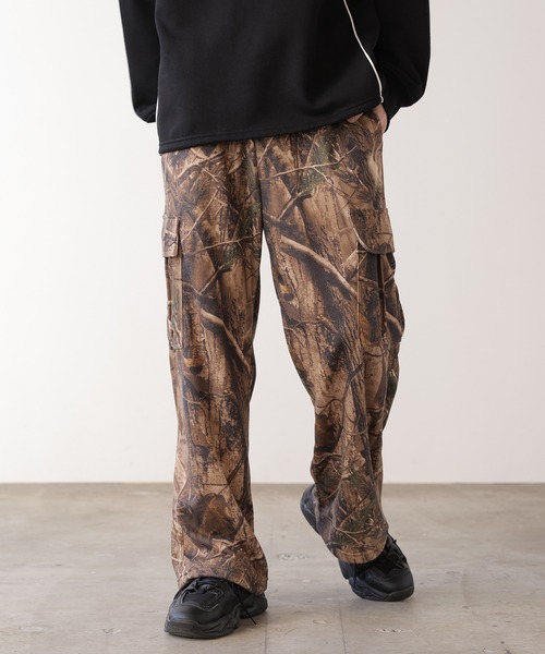 SUGGESTION(サジェッション)の「SUGGESTION/サジェッション リアルツリー裏毛 カーゴスウェットパンツ メンズ 秋物 秋服 2026年秋冬(スウェットパンツ・メンズ・リアルツリーカモ・LL/L/M)」の5枚目の写真