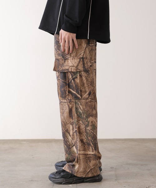 SUGGESTION/サジェッション リアルツリー裏毛 カーゴスウェットパンツ