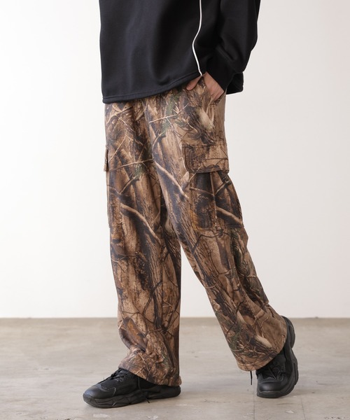 SUGGESTION/サジェッション リアルツリー裏毛 カーゴスウェットパンツ