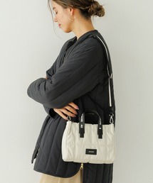 BAYFLOW | [500mlのペットボトルも入る]ロゴハンドルキルトミニショルダーバッグ(ショルダーバッグ)