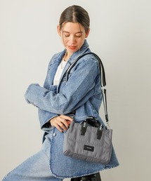 BAYFLOW | [500mlのペットボトルも入る]ロゴハンドルキルトミニショルダーバッグ(ショルダーバッグ)