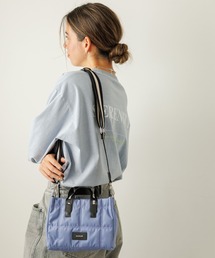 BAYFLOW | [500mlのペットボトルも入る]ロゴハンドルキルトミニショルダーバッグ(ショルダーバッグ)