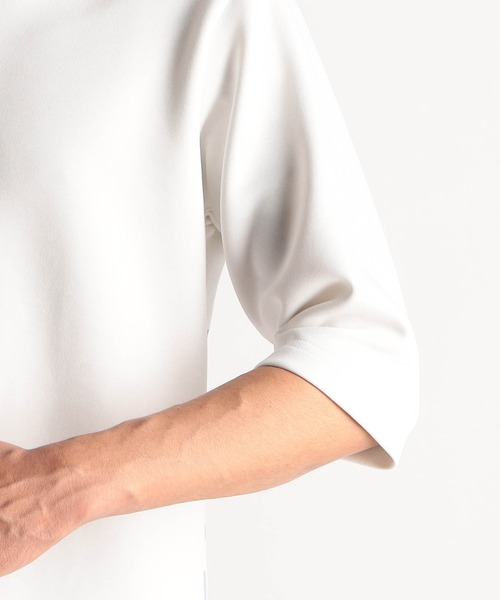 NICOLE CLUB FOR MEN(ニコルクラブフォーメン)の「ビッグロゴプリント5分袖パーカー(パーカー・メンズ・オフホワイト/ブラック/アッシュグレー/ミント/オレンジ系/その他・MEDIUM/LARGE/X-LARGE)」の16枚目の写真