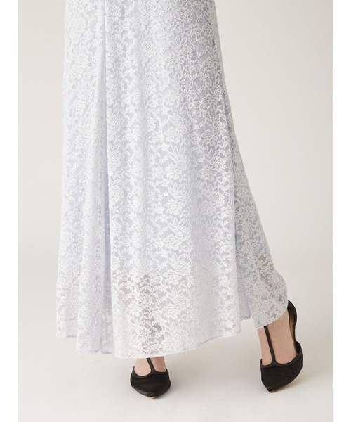 LILY BROWN(リリーブラウン)の「コットンタッチレースチャイナワンピース(ワンピース・レディース・ブラック/ライトブルー/アイボリー・FREE)」の11枚目の写真