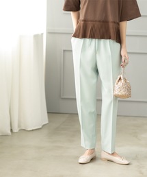 《SS-LLsize》美脚ストレッチイージーテーパードパンツ【洗濯機洗い可/防シワ】