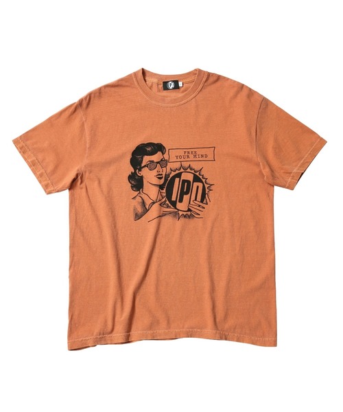 IPD(アイピーディー)の「【IPD】 MOMERIZE SS メモライズ ショートスリーブ(Tシャツ/カットソー・メンズ・オレンジ/グリーン/アイボリー・LARGE/MEDIUM/X-LARGE)」の9枚目の写真