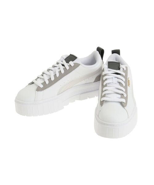 PUMA(プーマ)の「【PUMA】メイズMERRY X-MASウィメンズ(スニーカー・レディース・ホワイト・MEDIUM/LARGE)」の1枚目の写真