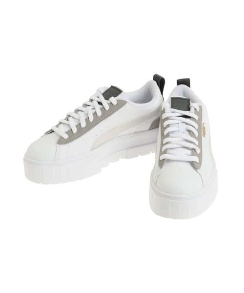 PUMA(プーマ)の「【PUMA】メイズMERRY X-MASウィメンズ(スニーカー・レディース・ホワイト・MEDIUM/LARGE)」の2枚目の写真