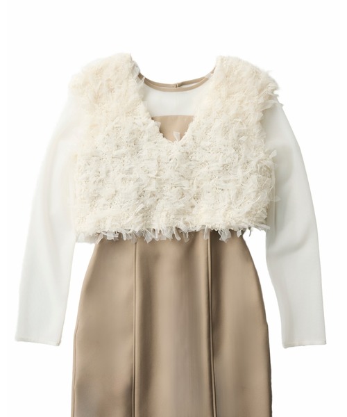 セール】フリンジグリッターセットドレス / fringe glitter set