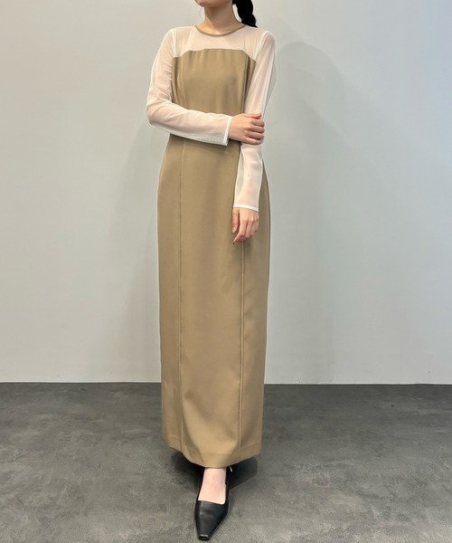 セール】【2点セットアイテム】フリンジグリッターセットドレス