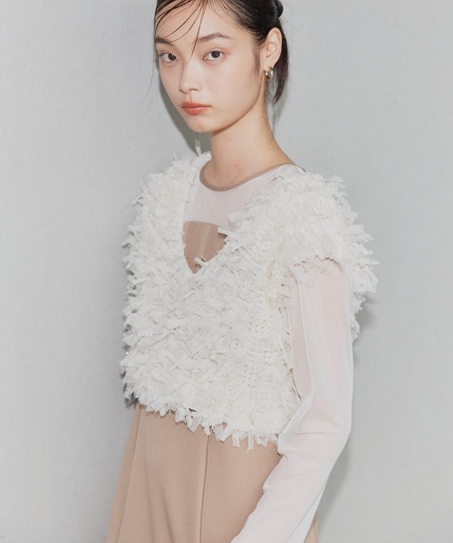 2点セットアイテム】フリンジグリッターセットドレス / fringe glitter