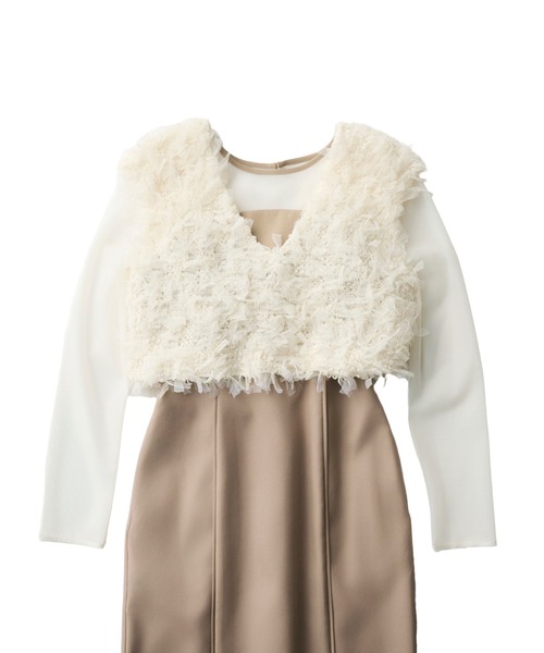 2点セットアイテム】フリンジグリッターセットドレス / fringe glitter