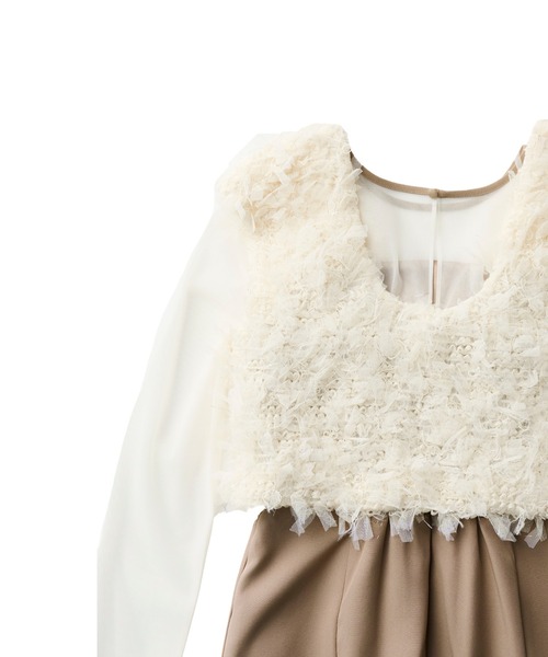 ANDRESD(アンドレスド)の「【2点セットアイテム】フリンジグリッターセットドレス / fringe glitter set dress(ドレス・レディース・ブルー/ベージュ・S/L/M)」の19枚目の写真