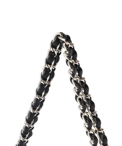 FREE'S MART（フリーズマート）の「◆キルティングチェーンバッグ（ハンドバッグ・レディース・ブラック/ブルー・ﾌﾘ-）」の12枚目の写真